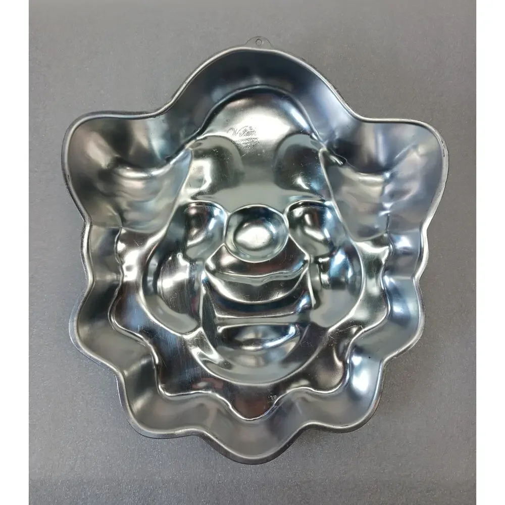 VTG 1974 Wilton Happy Face Clown Head Cake Pan Tin Mold l Qty: 1